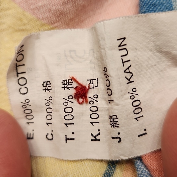 Levi's vintage blouse XS rainbow plaid cowgirl cut pockets snap buttons western - Picture 10 of 11